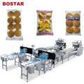 Bostar Auto Flujo Burger Bread Hamburger Embalaje Máquina